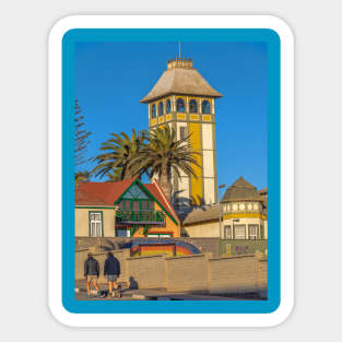 Namibia. Swakopmund. Tower. Sticker